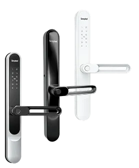 SS slim series smart door lock - all types