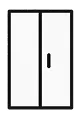 Glass door