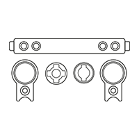 BF Cylinder Extension Kit - 80mm