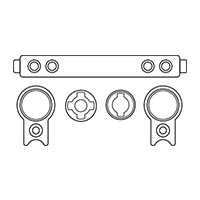 BF Cylinder Extension Kit - 80mm