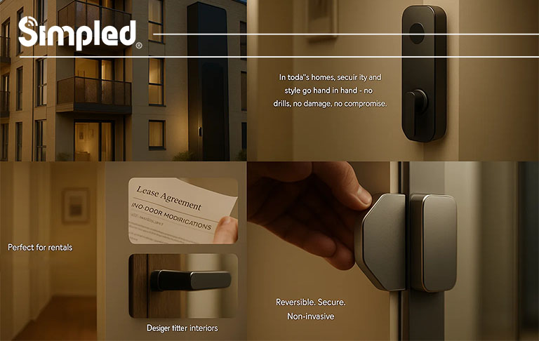 How to Install a Lock on a Door Without Drilling