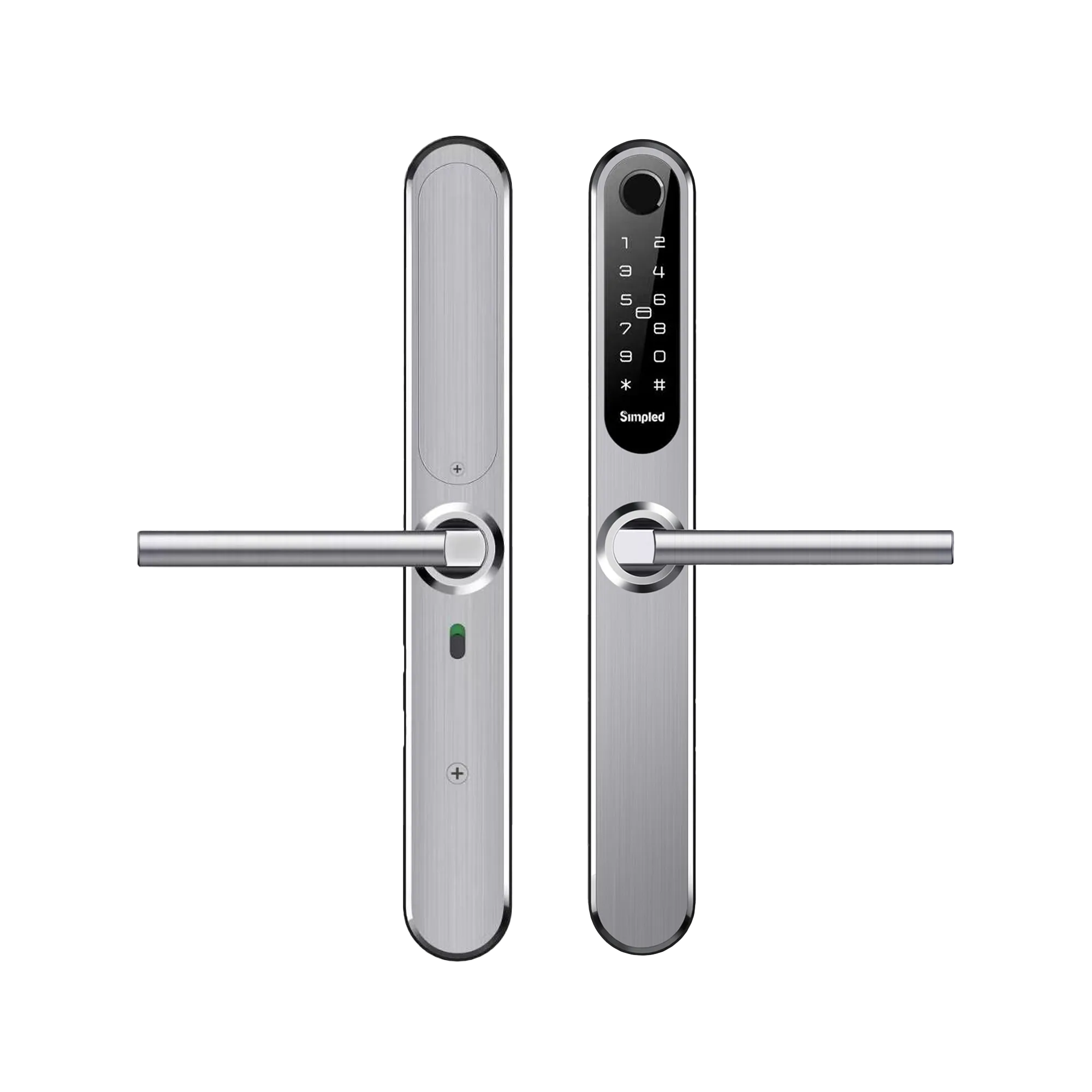 Simpled EF Slim Series Smart Lock - Silver