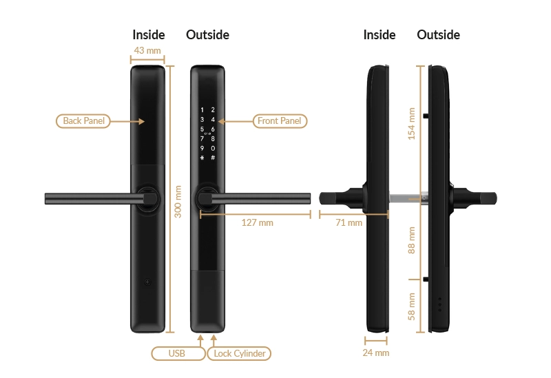 Slim series Smart Lock