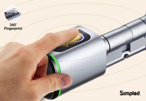 fingerprint smart lock for garden gate 