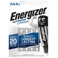 Energizer AAA Lithium Batteries, Triple A Battery Ultimate Lithium (4 Count)