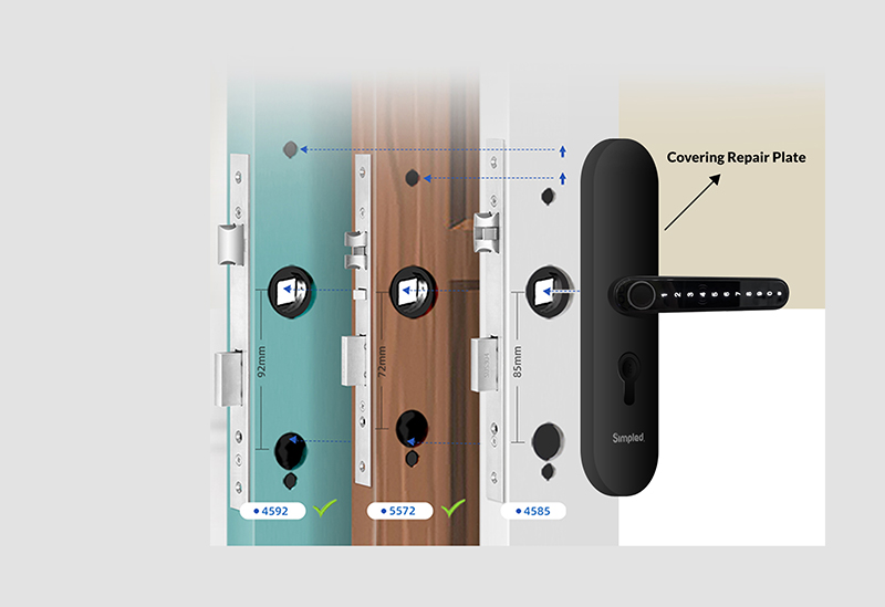 LA-SP Simpled Covering Repair Plate - Compatible with LeverLine ONLY