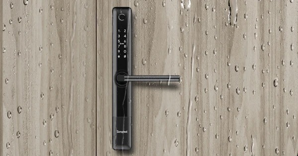 waterproof slim handle of High security door locks