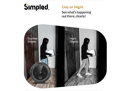 video doorbell against burglars
