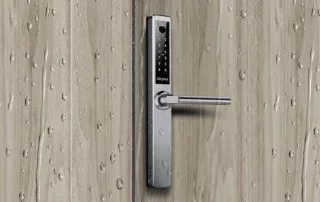 weatherproof smart keyless door lock