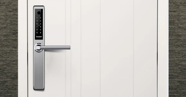 smart keyless door lock with handle