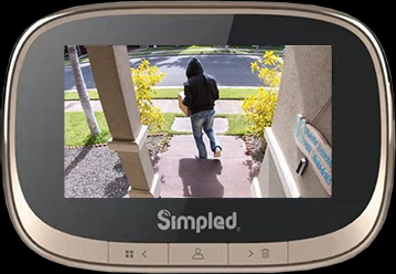 digital peephole door viewer prevents inturders