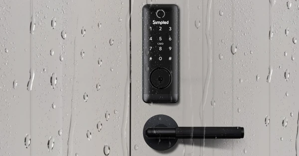 Best Fingerprint Exterior Door Lock is waterproof
