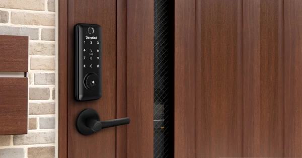secure keyless door lock with handle
