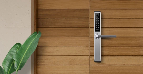 Door security lock type for wooden door