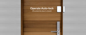operate auto lock with door sensor
