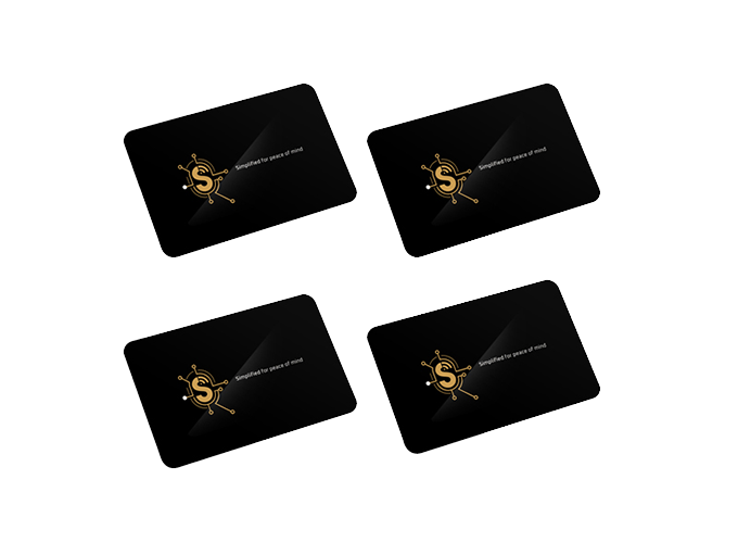 Simpled RA RFID Card - Pack of 4