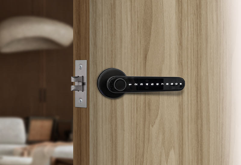 Simpled Smart Fingerprint Door Handle