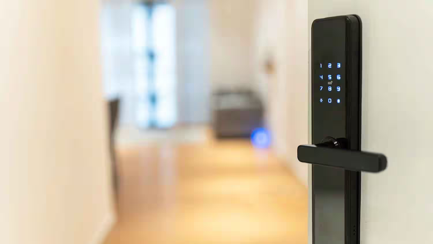How do I reset my smart door lock code