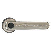 Leverline Smart Fingerprint Door Handle - Silver