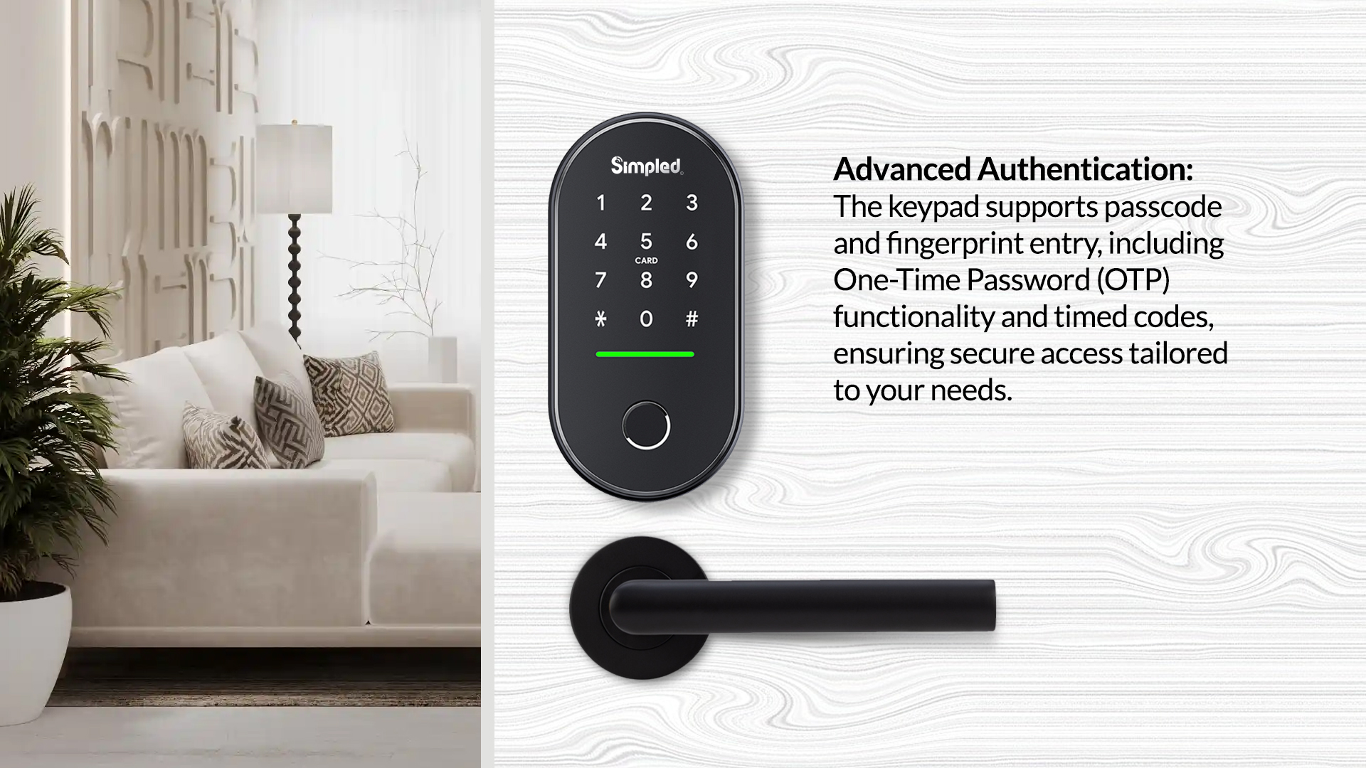 OA Weatherproof Fingerprint Accessory