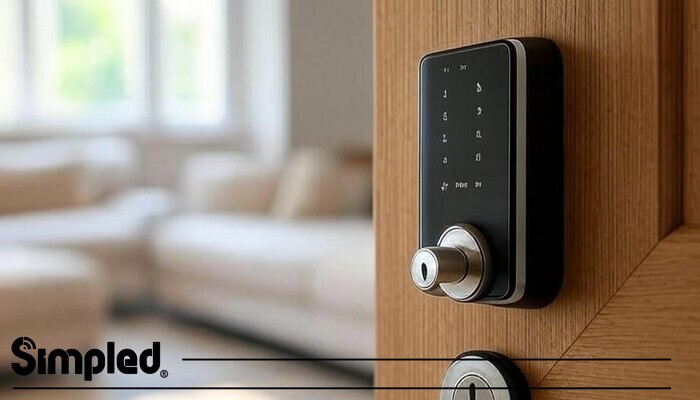 how to install a smart lock on wooden doors