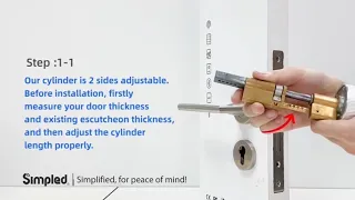How to Install Simpled Smart Cylinder?