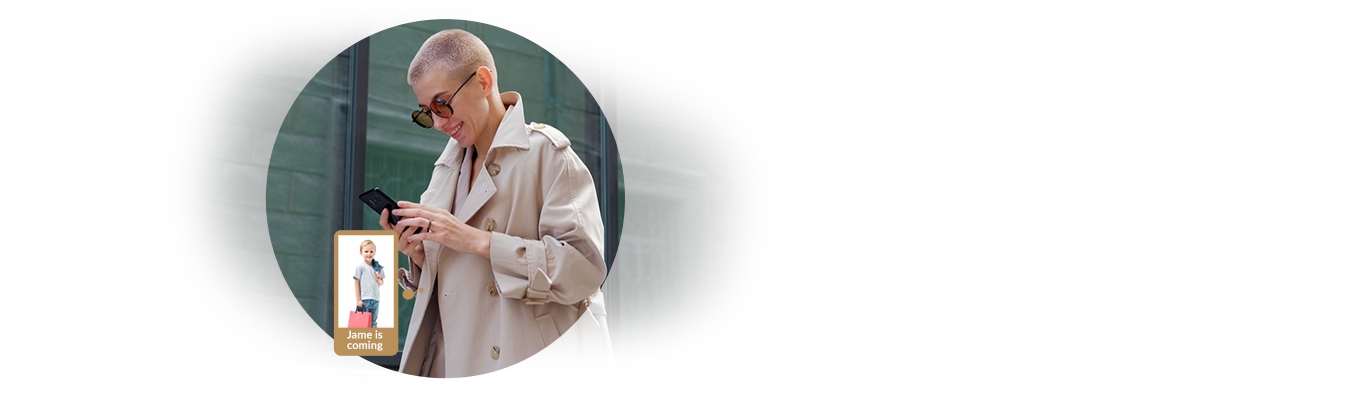 Your phone or watch is your key.