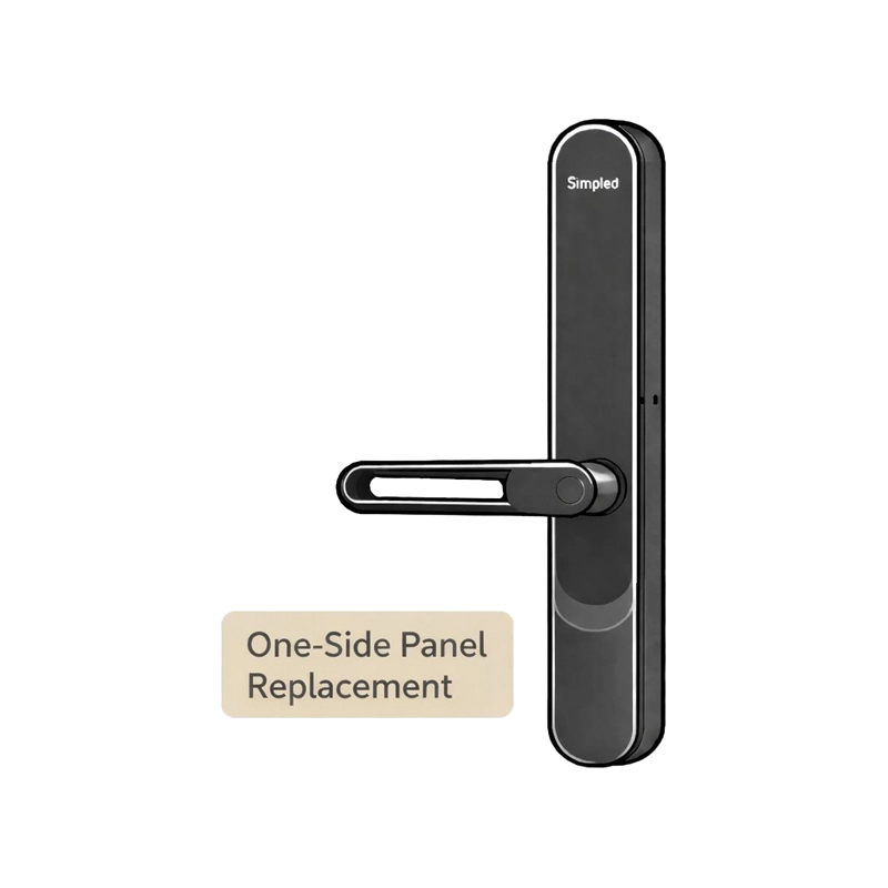 One-Side Panel Replacement for Simpled Locks