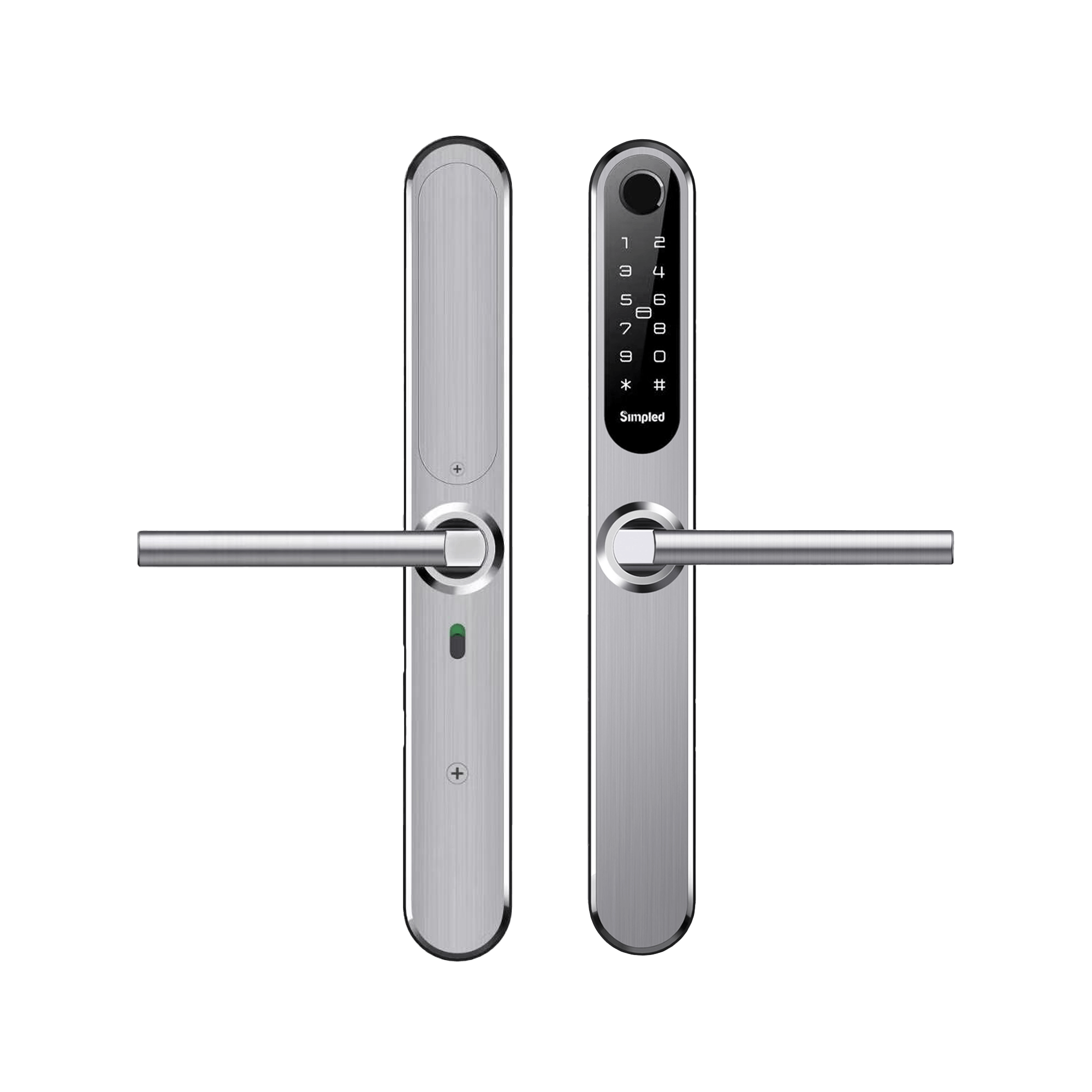 Simpled EF Slim Series Smart Lock - Silver